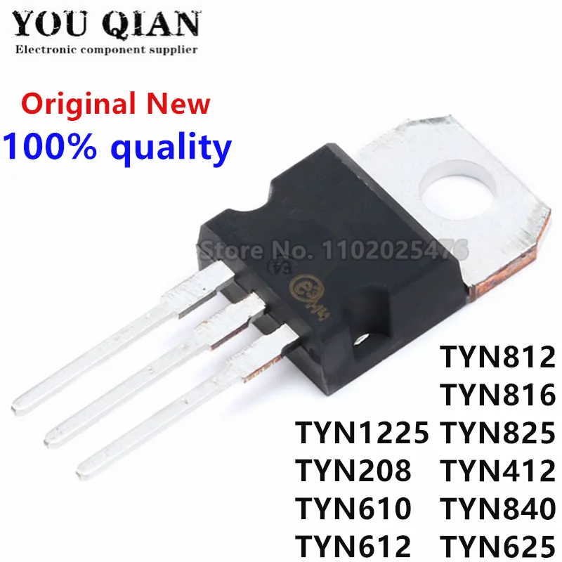 10pcs/lot TYN1225 TO-220 TYN208 TYN610 TYN612 TYN812 TYN816 TYN825 TYN1225 TYN625 TYN412 TYN840 TYN1225RG TYN612RG TYN610RG