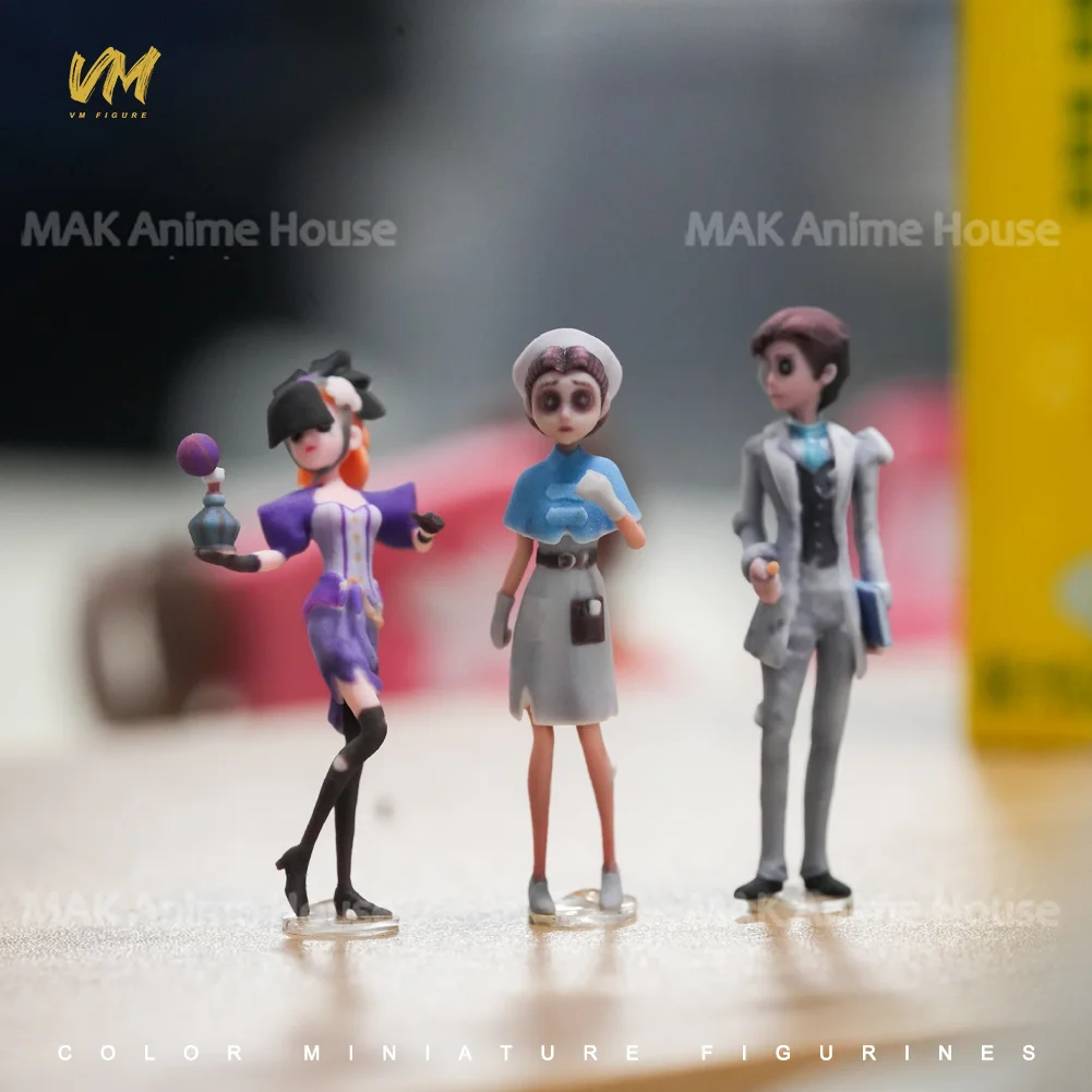 

Facial Painted 1/64 1/35 Gothic Style Game Character Detective Doctor Perfumer Model Cars Vehicles Scene Decoration Doll Toy