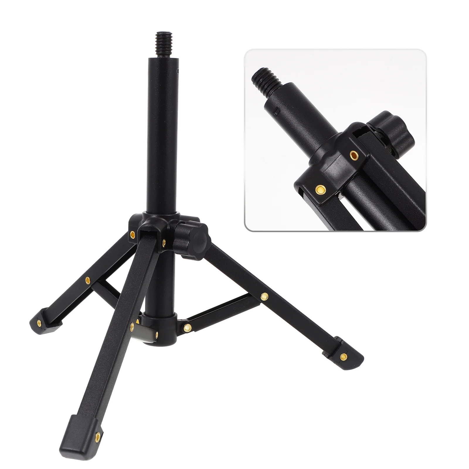 

Desktop Alloy Tripod Microphone Stand Table Microphone Tripod Stand for Desk Desk Mic Tripod Stand Tripod Mic Holder