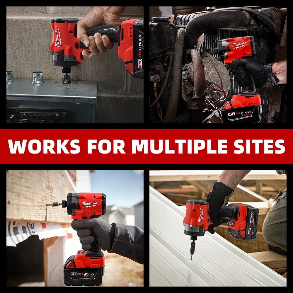 Milwaukee Upgrade Impact Driver 300N.m Torque High Speed Operation Strong Driving Force Brushless Power Tools For 18v Battery