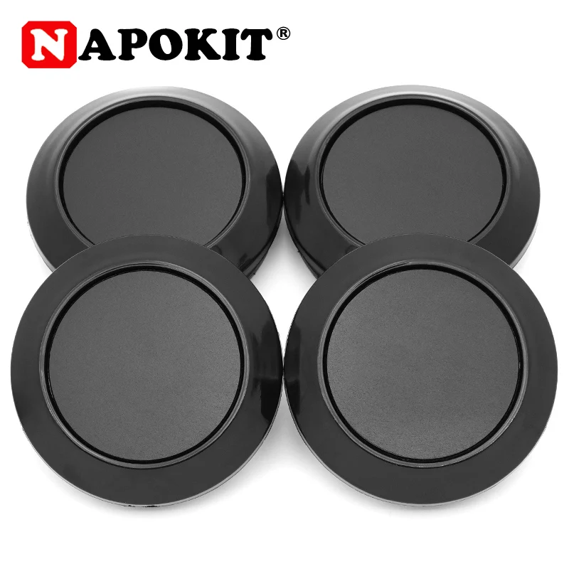 4pcs/lot Quality 64mm Wheel Center Cap Sport Rim 64mm Hub Caps Dust-proof Cover Durable ABS Black Wheels Tyre Accessories