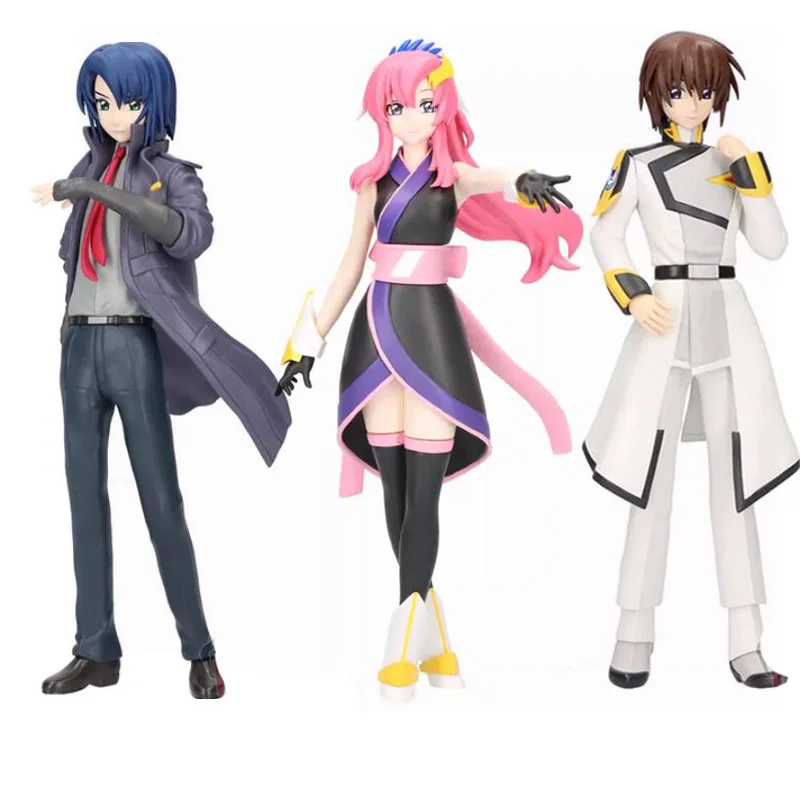 

Без коробки 2024, в наличии, японская оригинальная аниме-фигурка Lacus Clyne/Kira Yamato, фигурка, коллекционная модель, игрушки для мальчиков