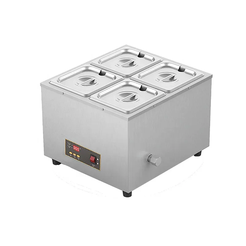 Electric Digital Chocolate Melting Machine, Popular Commercial, 10L, 4 Pot