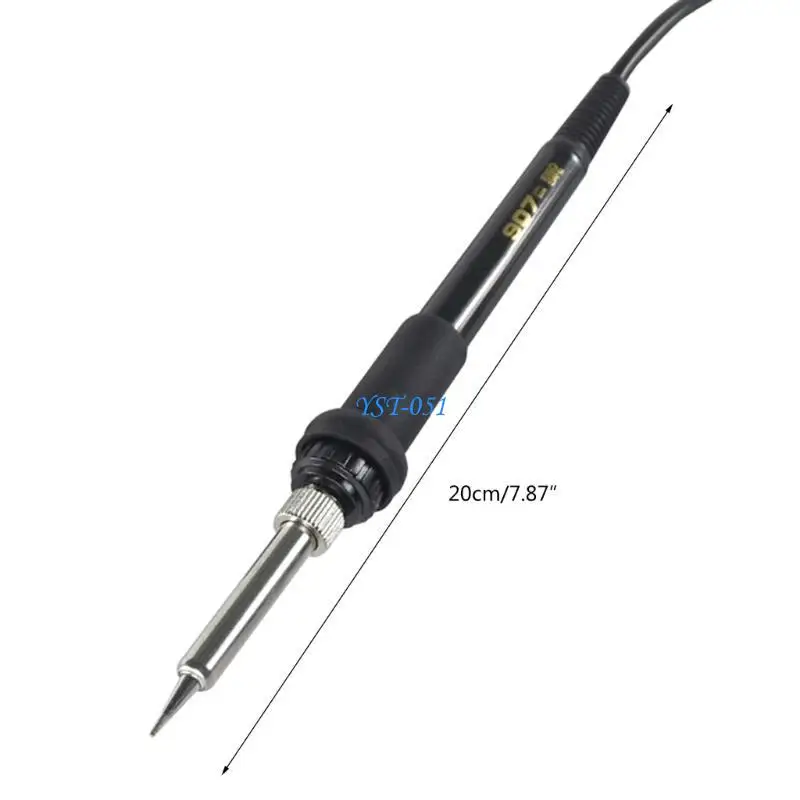 E15A Soldering Iron Welding Guns Handle 5 Hole Hot Air Guns Handle for HAK HAKIO HAKD 936 Soldering Station Accessories