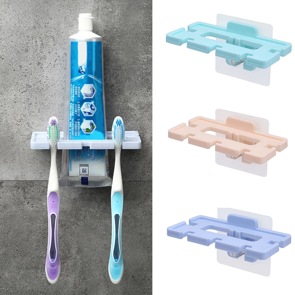 5 Holes Storage Rack Organizer Household Water Free Perforated Space Saving Toothbrush Holder Bathroom Hygienic