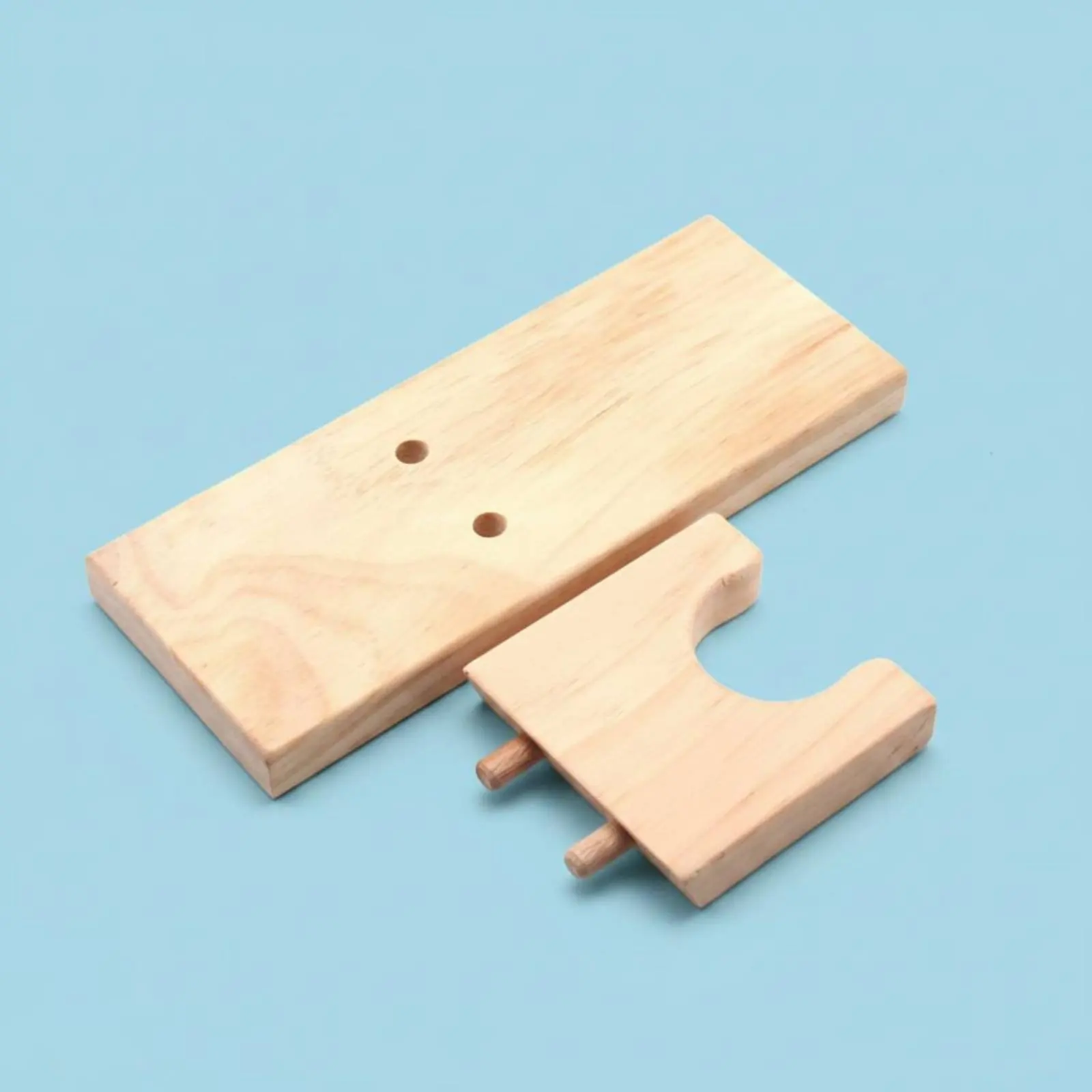 Hot Melt Glue Stand Protects Surfaces Wooden Glue Stand Craft Storage Space-Saving Portable for DIY Lovers