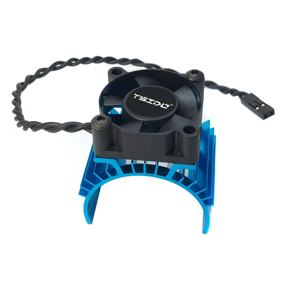 YSIDO RC Auto 540 550 3650 3660 3665 Bürstenlose Elektromotorabdeckung Kühlkörper Lüfter für Wltoys 124017 124016 Teile