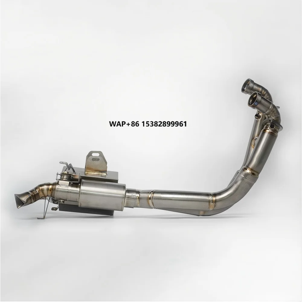 

Suitable for Aprilia RS660 Motorcycle Titanium Alloy Full Section Exhaust Pipe-Black/Red/Silver Motorcycle Exhaust