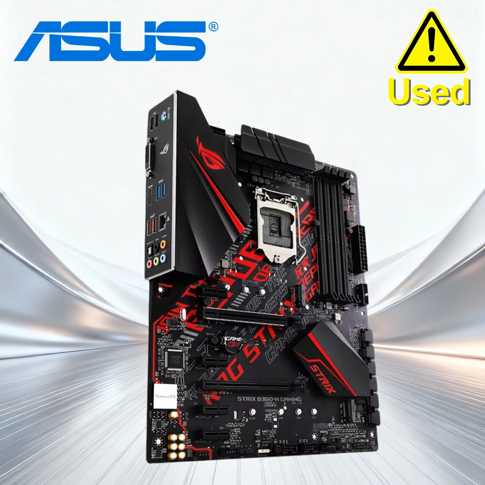 ASUS ROG STRIX B360H GAMING motherboard with Aura Sync RGB LED DDR4 ATX Motherboard