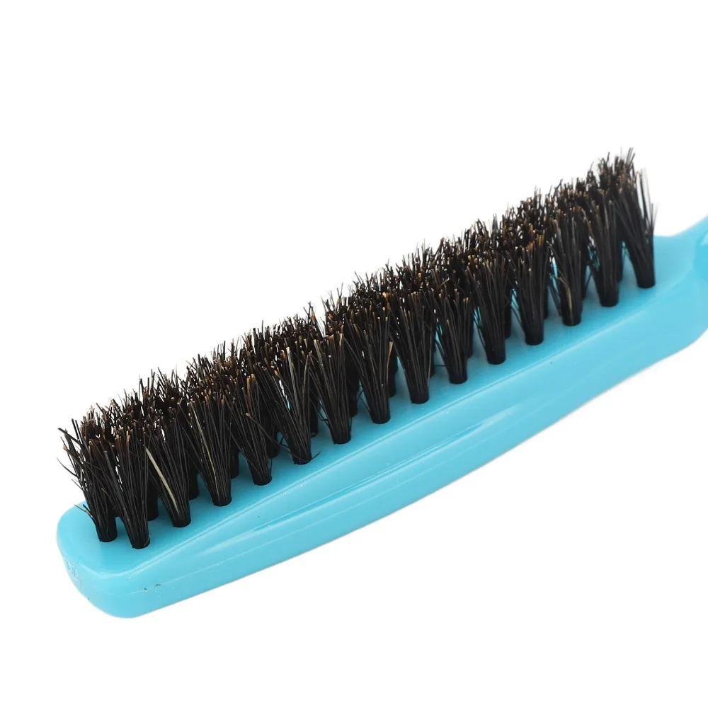 Styling Tool Nylon Bristles Hair Teasing Brush Durable Blue Color Back Combing Brush Professional Salon Teasing Brush Home Salon