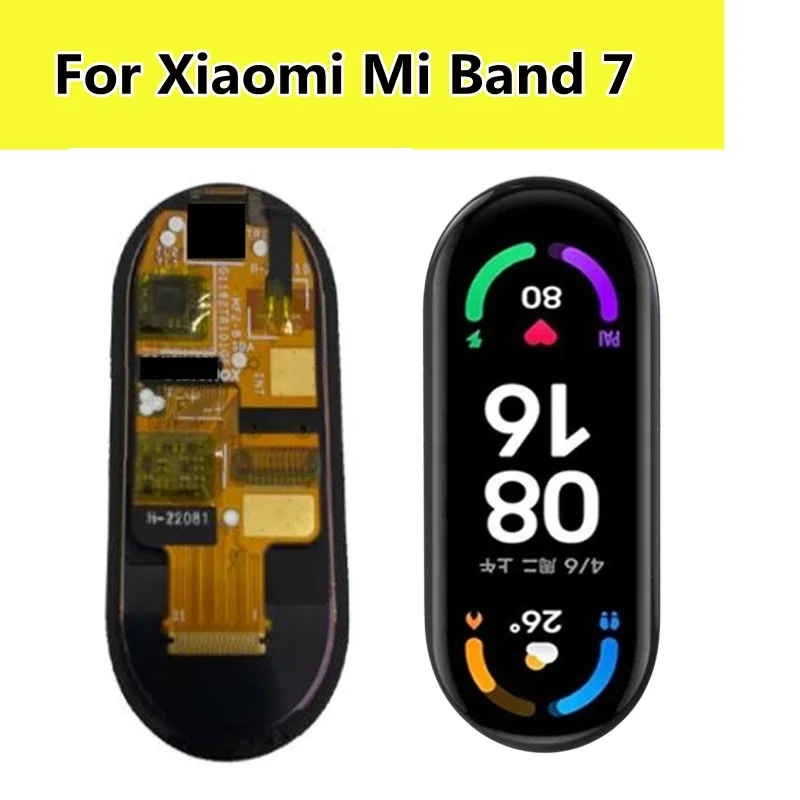 AMOLED For Xiaomi Mi Band 7 LCD Display Touch Screen Digitizer Assembly For Xiaomi Band 7 Band7 NFC LCD Smart Bracelet LCD