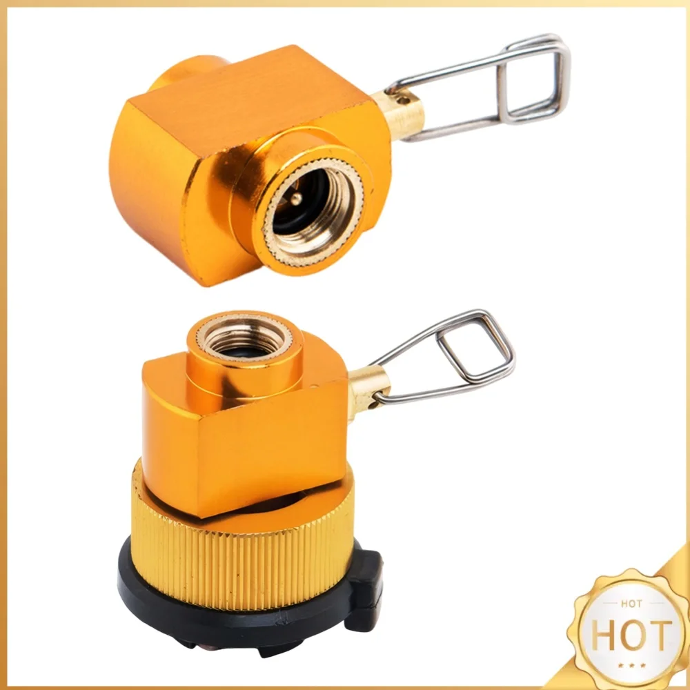 Refill Flat Tank Conversion Adapter Portable Gas Canister Refill Adapter Explosion-proof Fuel Transfer Device for Camping Picnic
