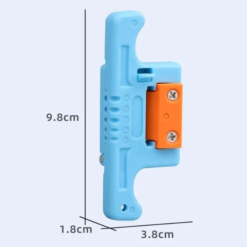 أداة تعرية شريطية من الألياف الدقيقة AUA-05، 1.9-3 مم لكابلات أنبوب FTTH والسائبة، أداة احترافية #6