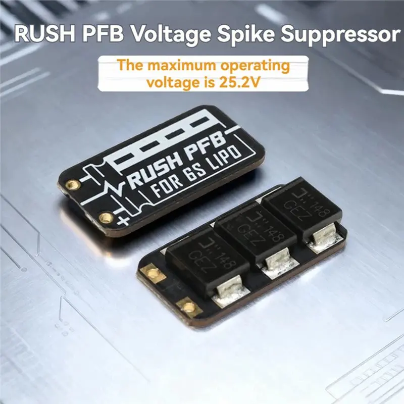 【RECOMENDAR】RUSH PFB LITE ESC Filter Board For FPV Voltage Spike Suppressor With 470UF Capacitor Capacity For FPV Drone DIY Part