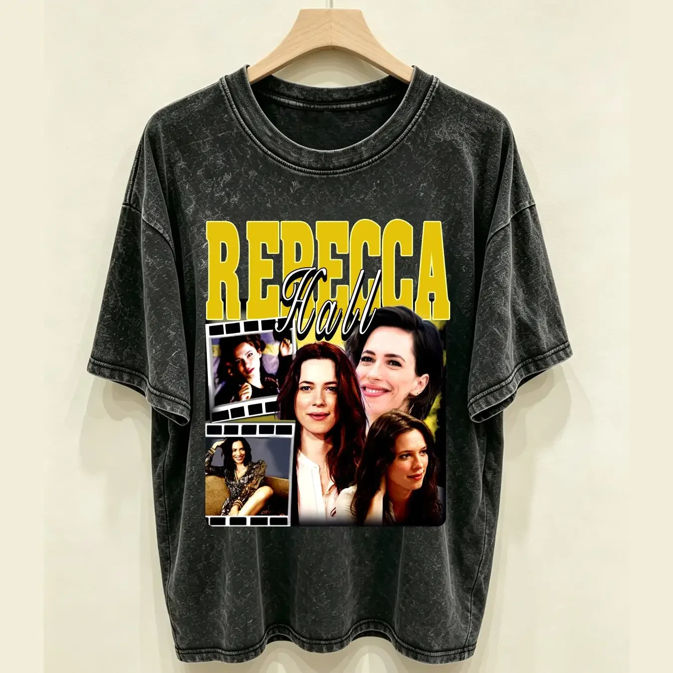 washed T Shirt Limited Rebecca Hall Aktris Movie Drama Television Series Fans Vintage Retro Bootleg SweaT ARK168 vintage homme