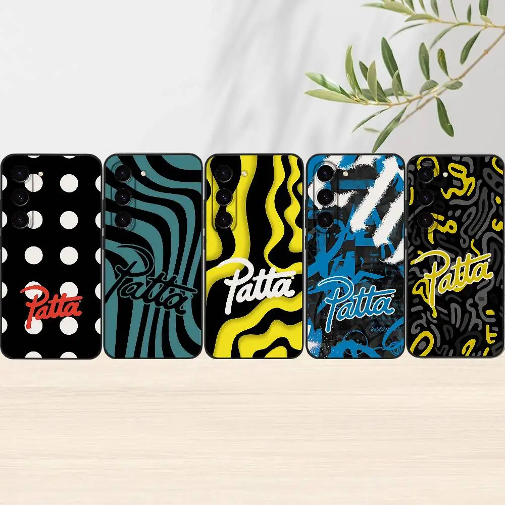 Modische P-patta Handyhülle für Samsung Galaxy S21 S22 S23 S24ULTRA S25ULTRA FE Ultra Plus5G A52S S26 Soft Cover