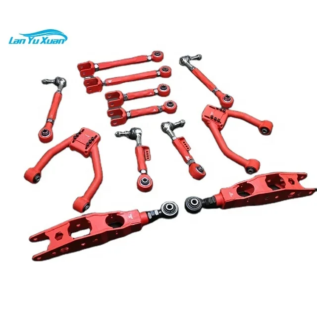 Red Adjustable Front Upper Control Arm Camber Kit For Lexus IS250 IS300 GS250 GS300 Rear Camber Kit 2006-2013