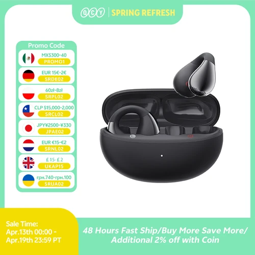 Qcy Crossky C30 Auriculares Con Clip Para La Oreja Bluetooth