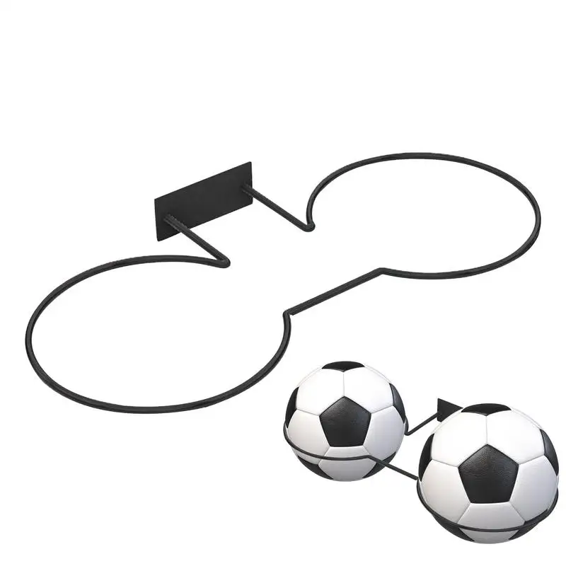 鉄バスケットボールサッカーバレーボール収納ラック多機能家庭用壁掛けボールラック壁収納