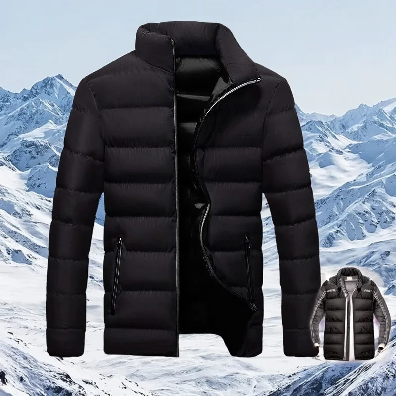 

Men's Short Style Thickened Warm Cotton Jacket Autumn Winter New Arrival Slim Fit Korean Version Versatile Casual Innerwear