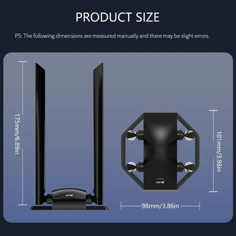 Fast CF985BE WiFi 7 Wireless Card 6452Mbps 2.4Ghz+5Ghz+6GHz WiFi Module for Gaming Enhances Computer Connection