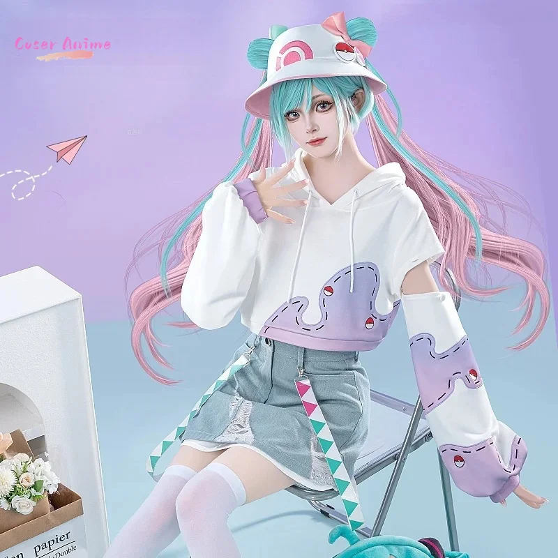 ชุดคอสเพลย์อนิเมะ M i ชุดกระโปรงสั้นสำหรับผู้หญิง ชุดฮาโลวีน