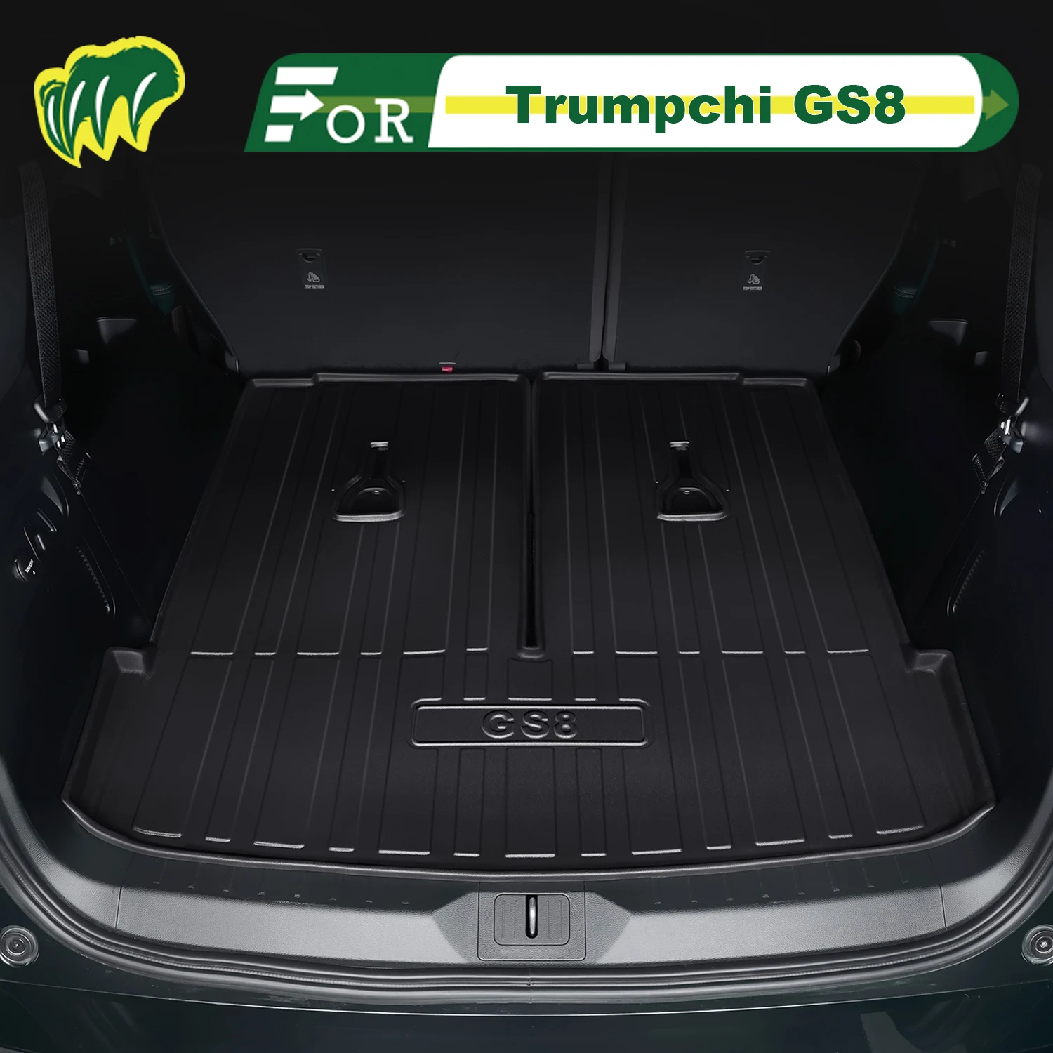 

Для GAC Trumpchi GS8 2th 2017-2025 TPE индивидуальный коврик для багажника автомобиля коврик для багажника 3D-образный коврик для багажника защитный коврик для спинки стула