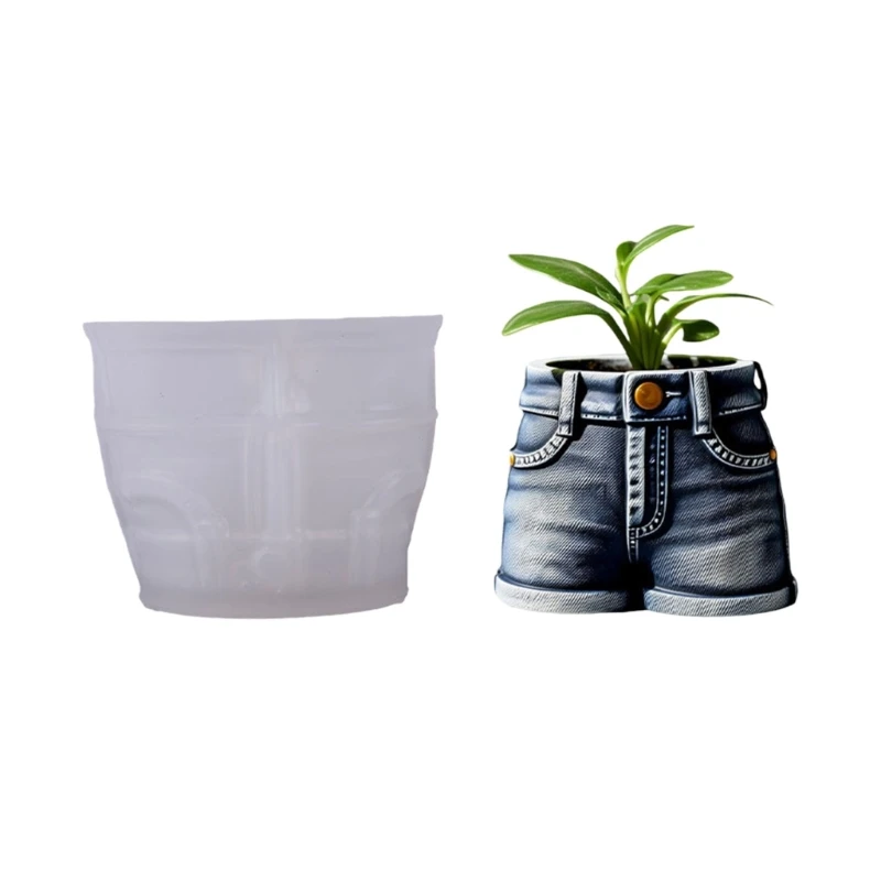 Customizable Jeans Shaped Silicone Casting Mold For Creative Gift Making Ideas