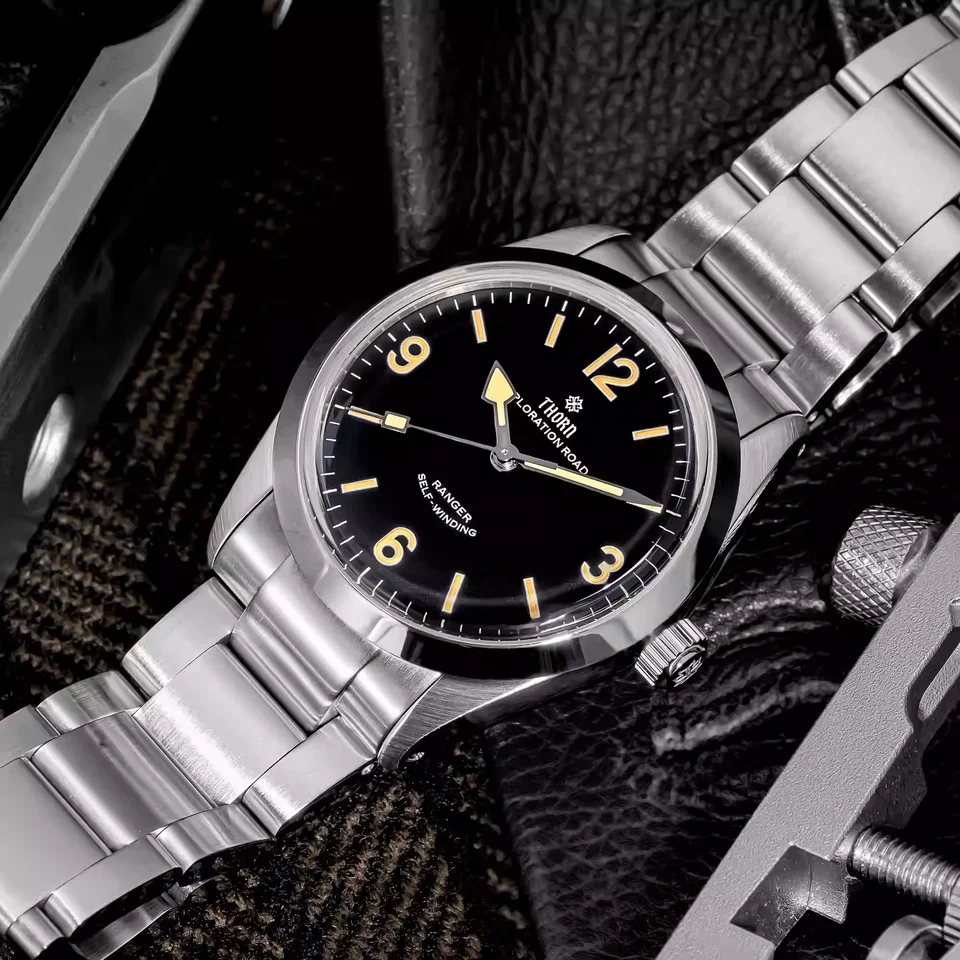 THORN T003 Tribute Vintage 34mm Watch PT5000 Automatic Movement