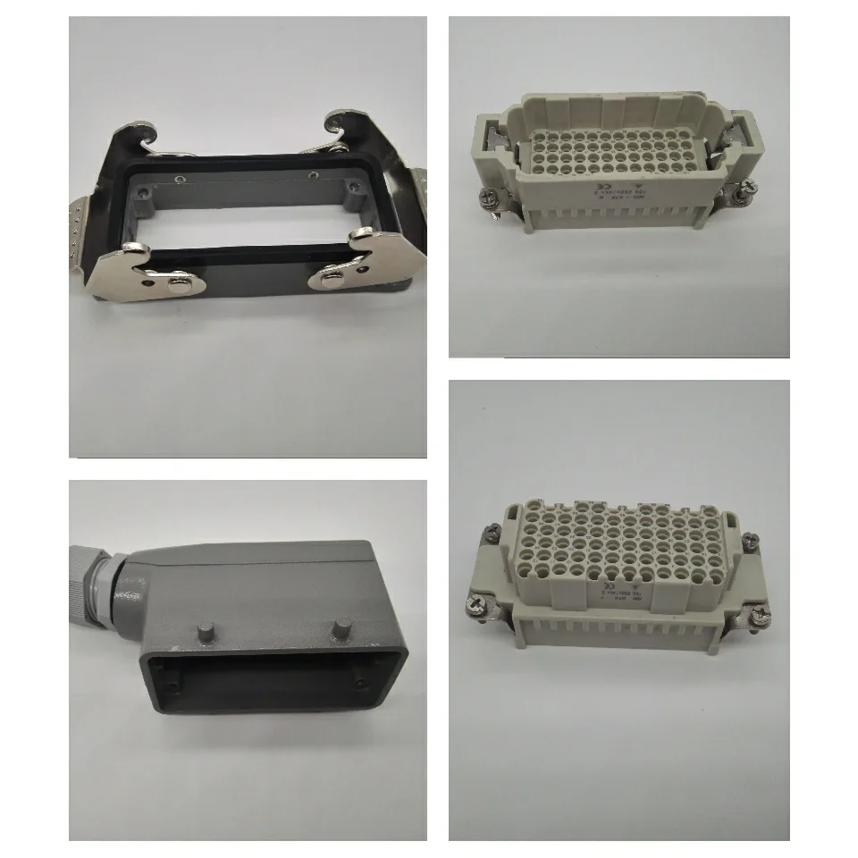 Heavy duty connector rectangular aviation plug hot runner mold industrial waterproof connector HDC-HDD-072