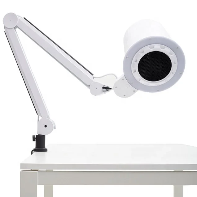 2024 New High Quality Nail Vacuum Cleaner Low Noise Nail Dust Collector With Led Lighting Nail Art Duster Beauty Light