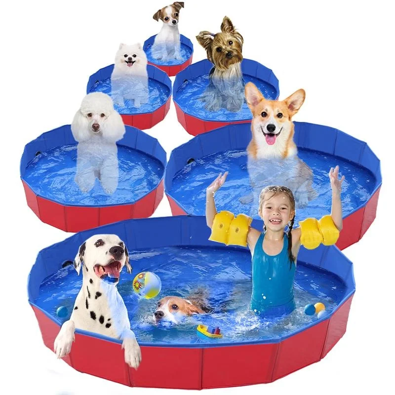 

Foldable Dog Pet Bath Pool Collapsible Dog Pet Pool Bathing Tub Kiddie Pool Doggie Wading Pool for Puppy Small Medium Large Dogs