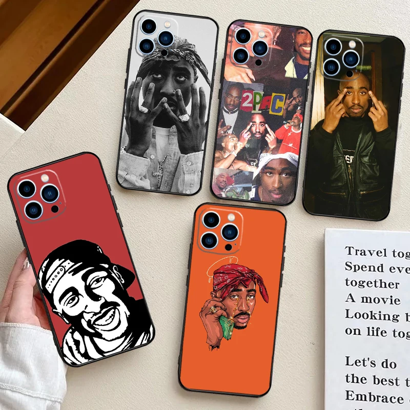 حافظة مغني الراب 2pac توباك لهاتف شاومي ريدمي نوت 14 13 12 برو 11 10 9 11S 12S ريدمي 14C 13C 15C 10C 12C 15 Funda