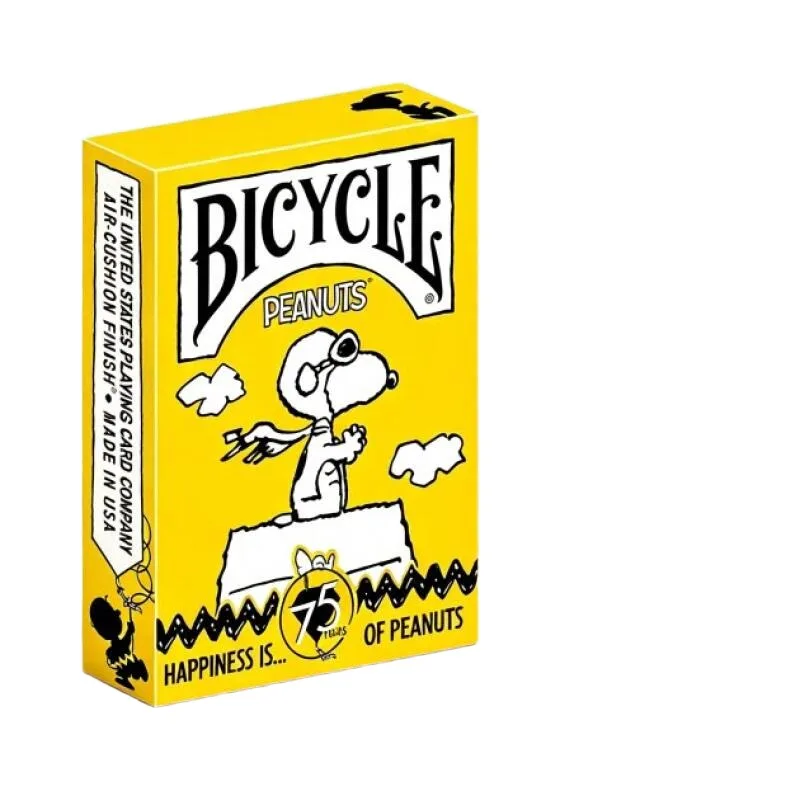 Kawaii Bicycle Snoopy 75Th Anniversary Limited Edition Playing Cards Imported Card Deck for Cardistry Magic Collection