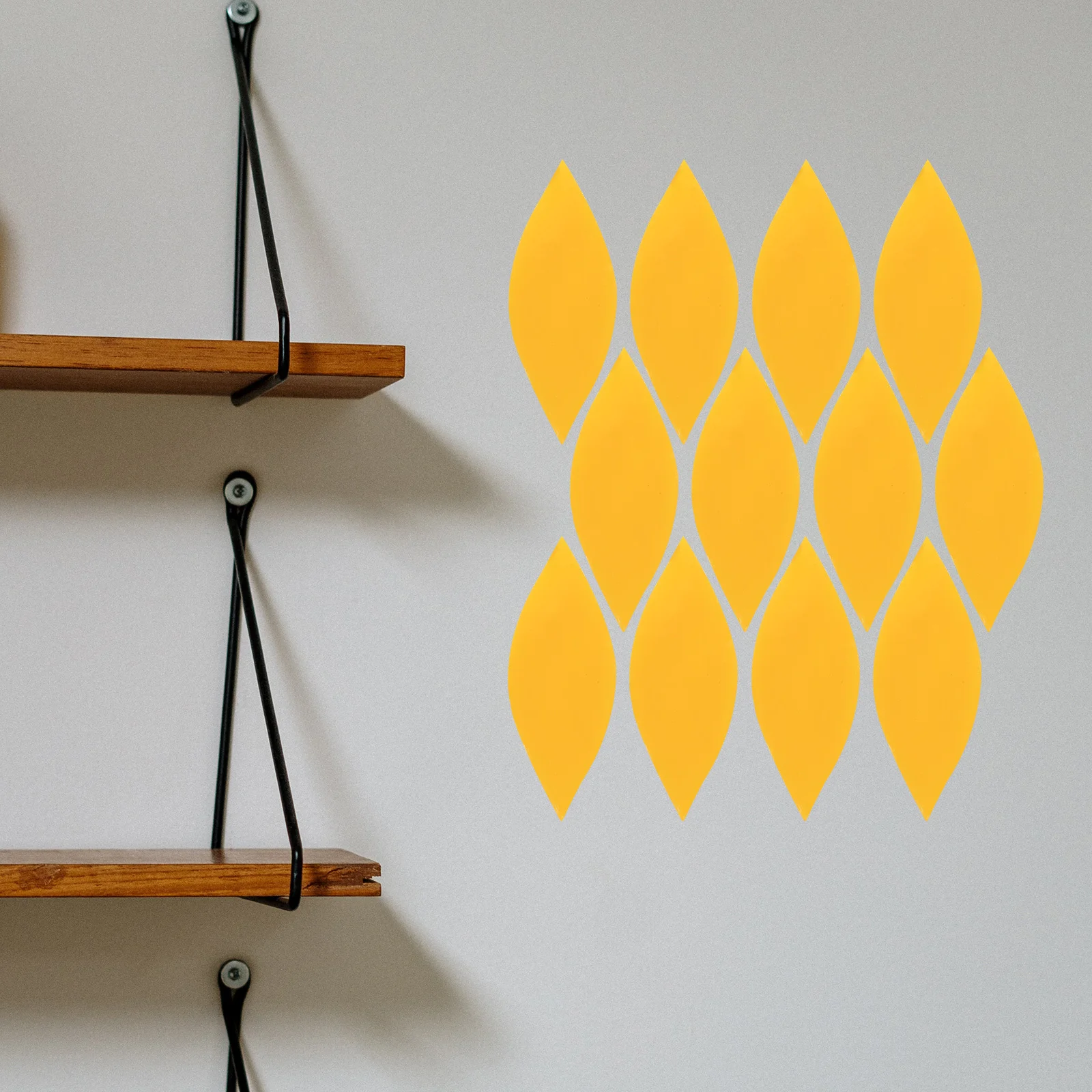 

Mosaic Tiles for Art Crafts Leaves Stained Glass Supplies DIY Accessories Making Yellow