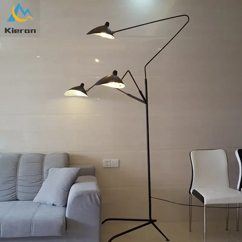 Nordic Modern LED Floor Lamp Rotatable Desk Lamp, luzes montadas, tripé, sala de estar, quarto, hotel, cabeceira, decoração