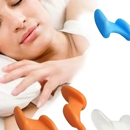 

Силиконовый носовой расширитель против храпа, улучшение сна, силиконовый зажим для носа, средство для предотвращения сна, гаджет, устройства против храпа, помощь B