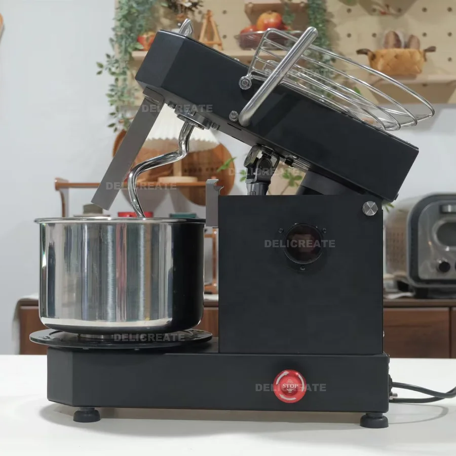 DLC-5HDM 10L Tilt Head Spiral Mixer, Removable Bowl, DC Motor 304 Stainless Steel, Commercial Baking Equipment, Dough