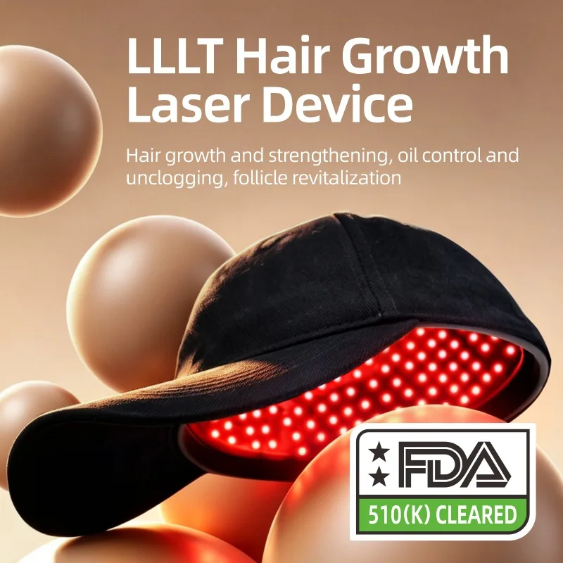 Laser Hair Growth Instrument Anti-hair loss and nourishment care Hair growth Portable red light physio-therapy care helmet