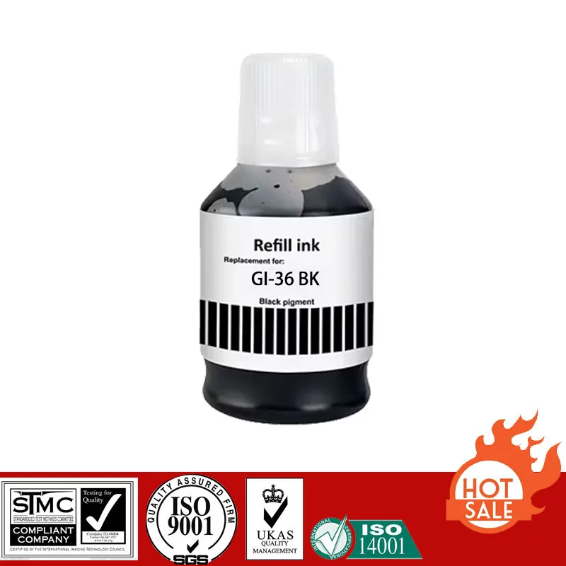 Compatible Refill Pigment Ink For GI-36 GI36, For CANON MAXIFY GX4030/GX5030/GX5530/GX6030/GX6530/GX7030 Printer