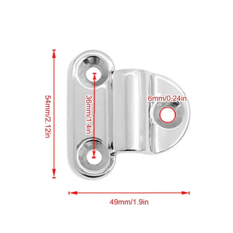 D Shackle พับสแตนเลส D แหวนรถบรรทุก Bed & Tailgate อุปกรณ์เสริมสําหรับยกโบว์ Sailing Marine กลางแจ้งใช้ธุรกิจ