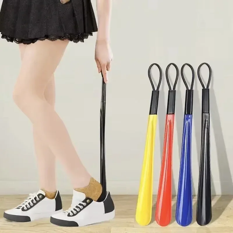 48cm Shoe Horns Do Not Require Bending Colorful Durable Shoe Wearers, Wearings Shoes Assistant for Pregnant Women Elderly