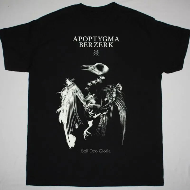 APOPTYGMA BERZERK SOLI DELO GLORIA NEW BLACK T-SHIRT YA1190 long or short sleeves