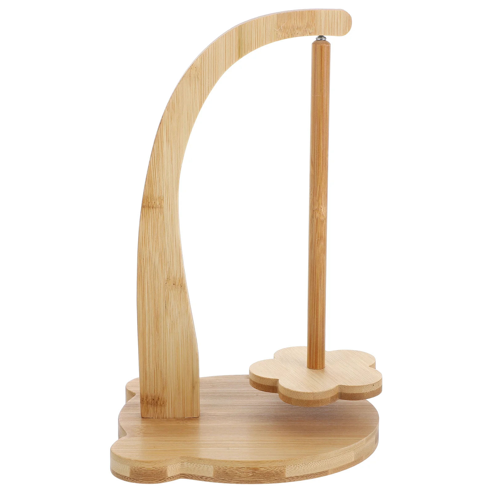 

Бамбуковый держатель пряжи, гладкая вращающаяся деревянная подставка для катушки с нитками для вязания крючком, ремесло, инструмент для намотки шариков пряжи своими руками, швейный инструмент