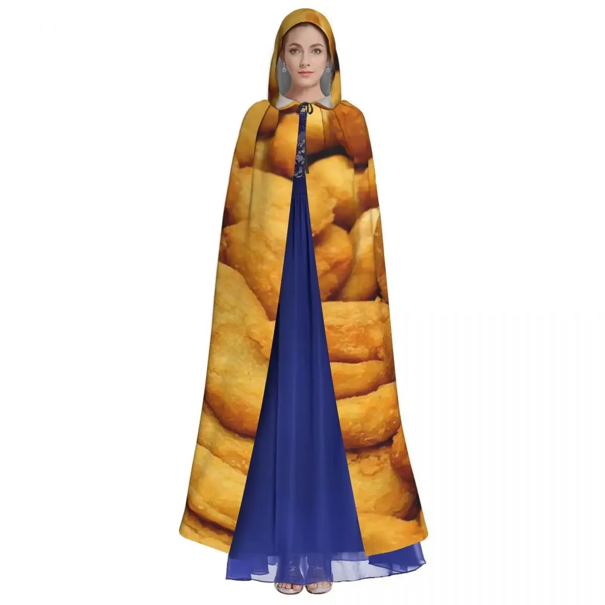 This Is My Human Costume I'm Really A Chicken Nugget Long Hooded  Witch Costume Cosplay Cape HalloweenVampire Adult Unisex