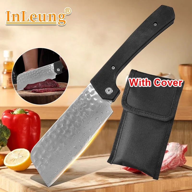 

Лезвие ручной работы, кухонные ножи для барбекю, кухонный складной нож из нержавеющей стали, тесак, ножи для мяса, овощей, фруктов, аксессуары
