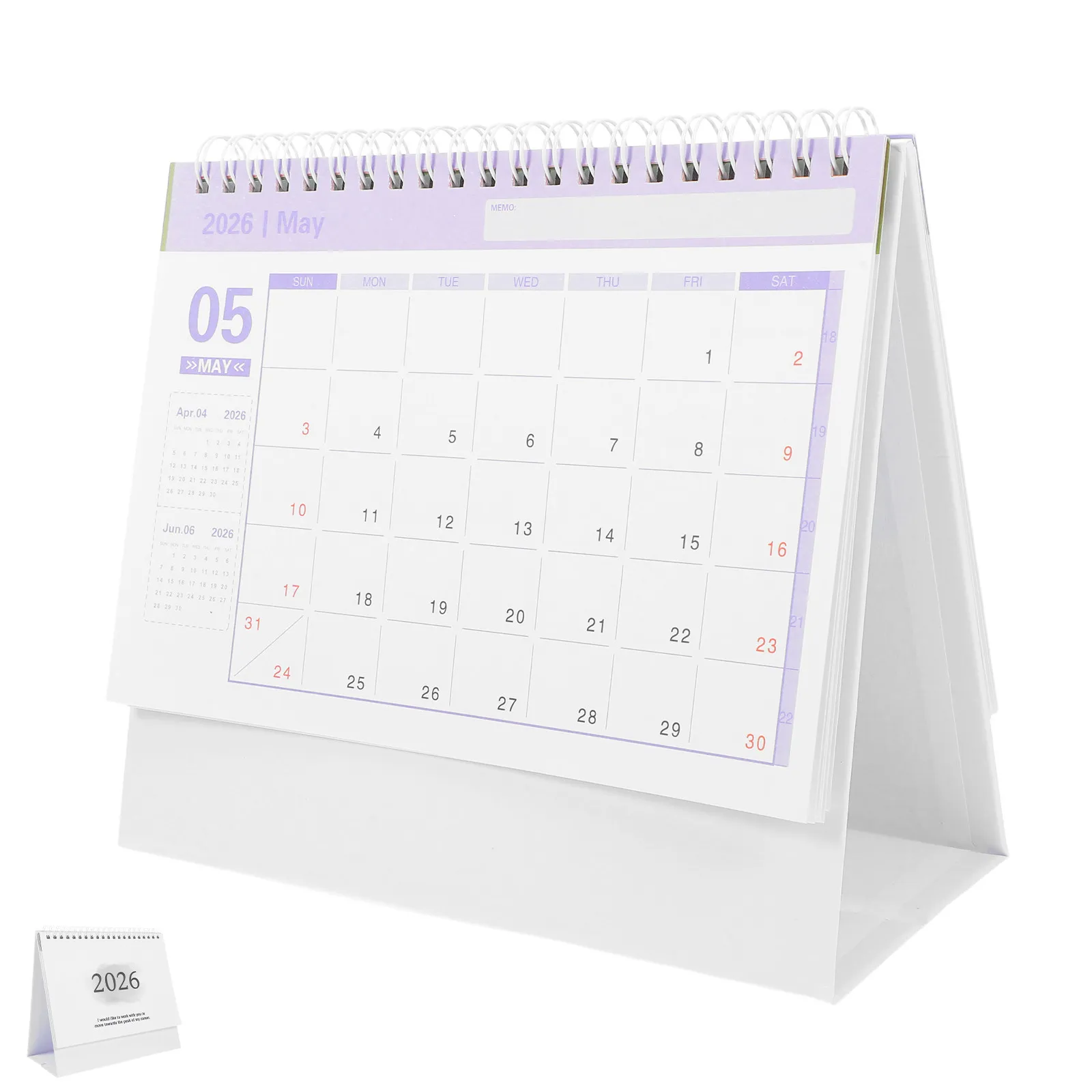 

Mini 2026 Desk Calendar Small Flip Standing July 2025 to December 2026 Daily Organizer Planner Office Home Desk Calendar