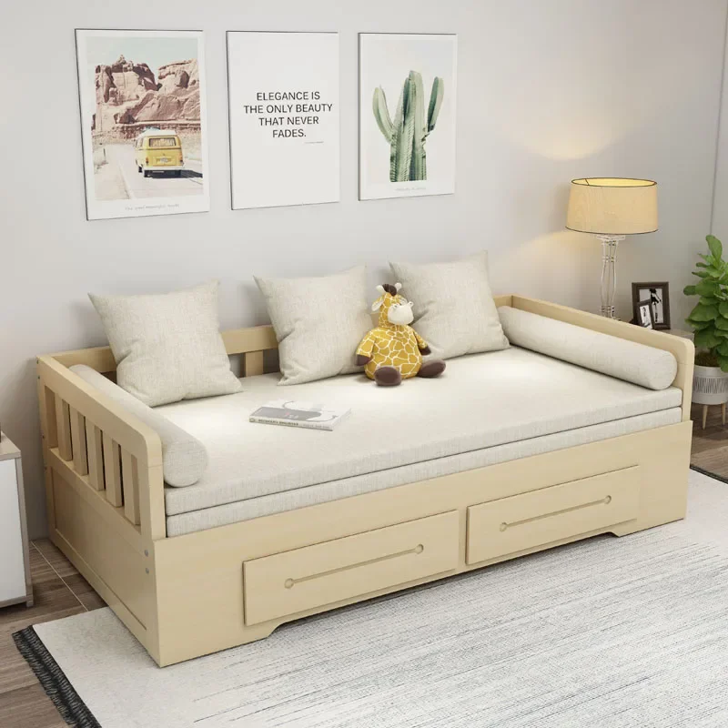 Small apartment living room study single double multi-functional storage sitting and lying