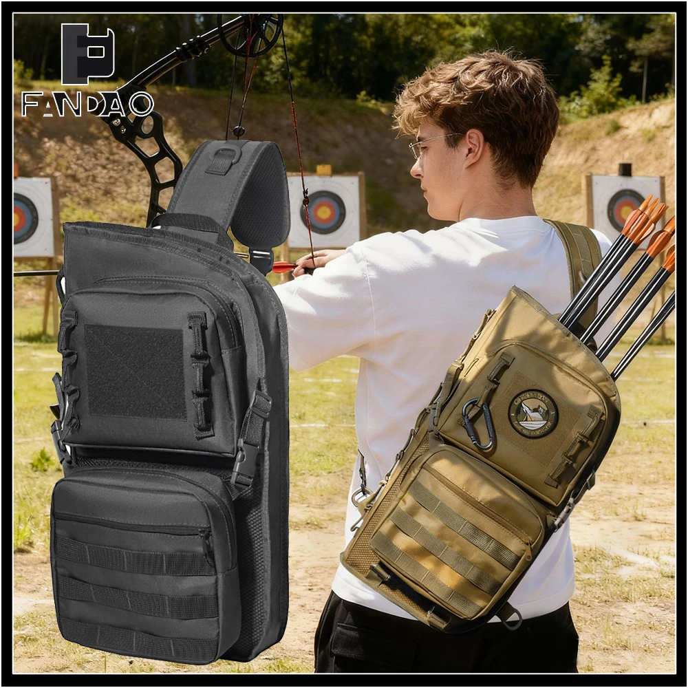 

Tactical Archery Storage Bag Foldable Hunting Rifle Pack Multifunctional Water-Repellent Sports Backpack for Shooting Range