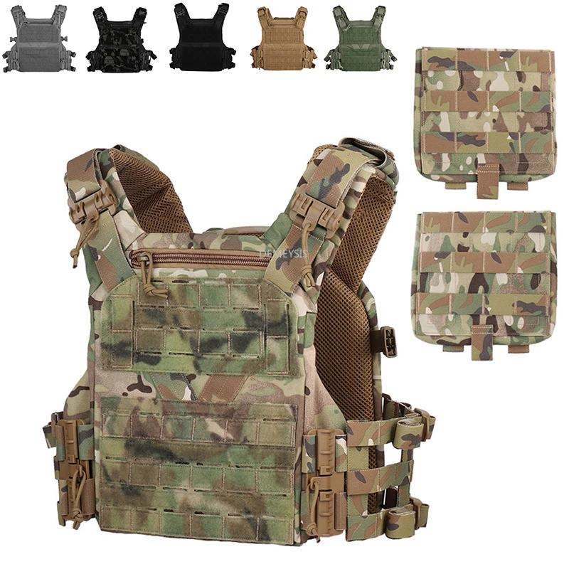 Quick Release Tactical Vest K19 Plate Carrier MOLLE Outdoor Hunting Shooting Training CS Game Airsoft Gear